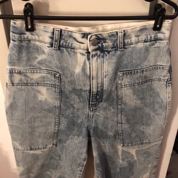 Stella McCartney | NWOT Blue Straight Leg Distressed Jean - Size 30 - Picture 3 of 7